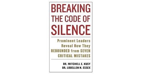 Breaking The Code Of Silence